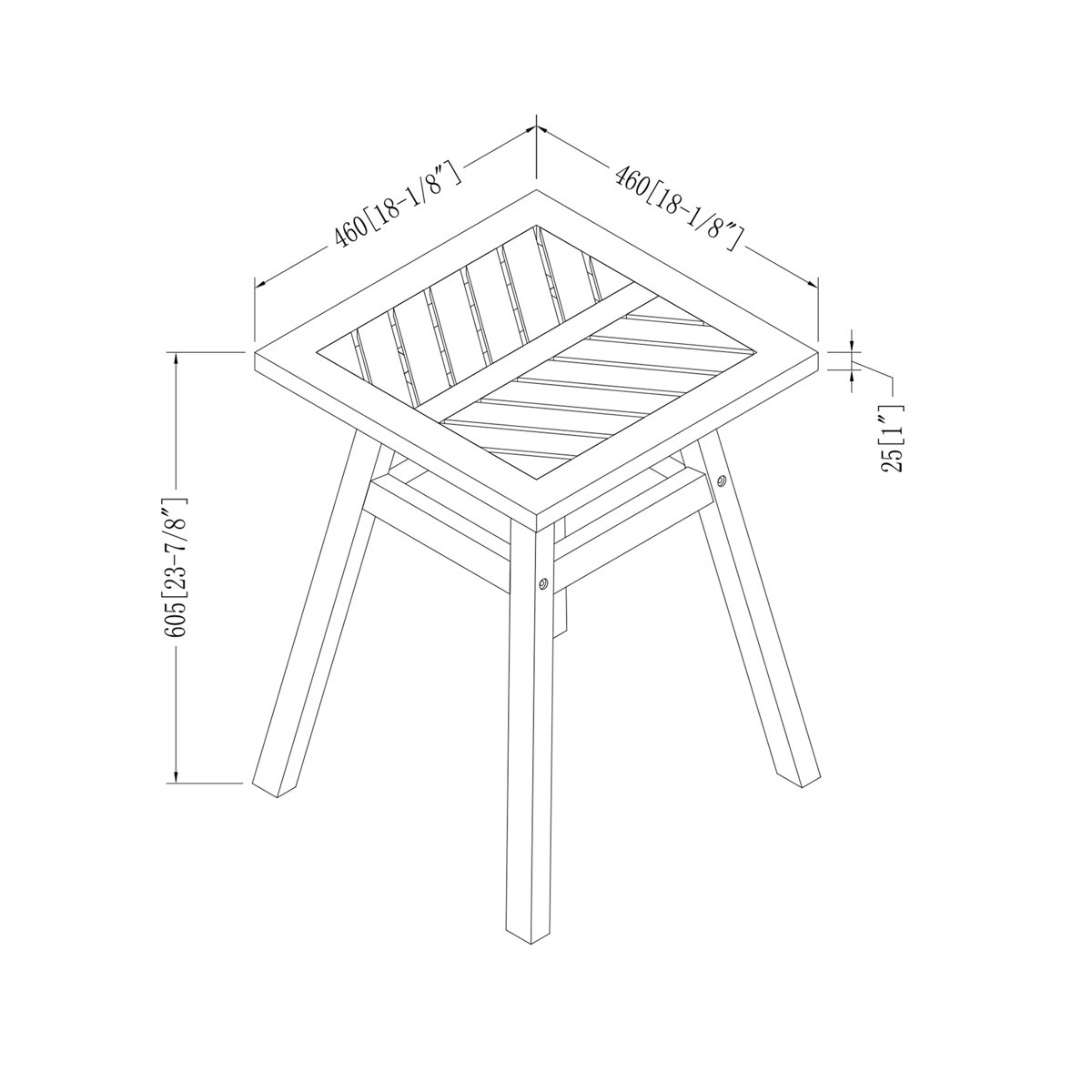 Lark Manor Harbison Wooden Side Table & Reviews Wayfair.ca